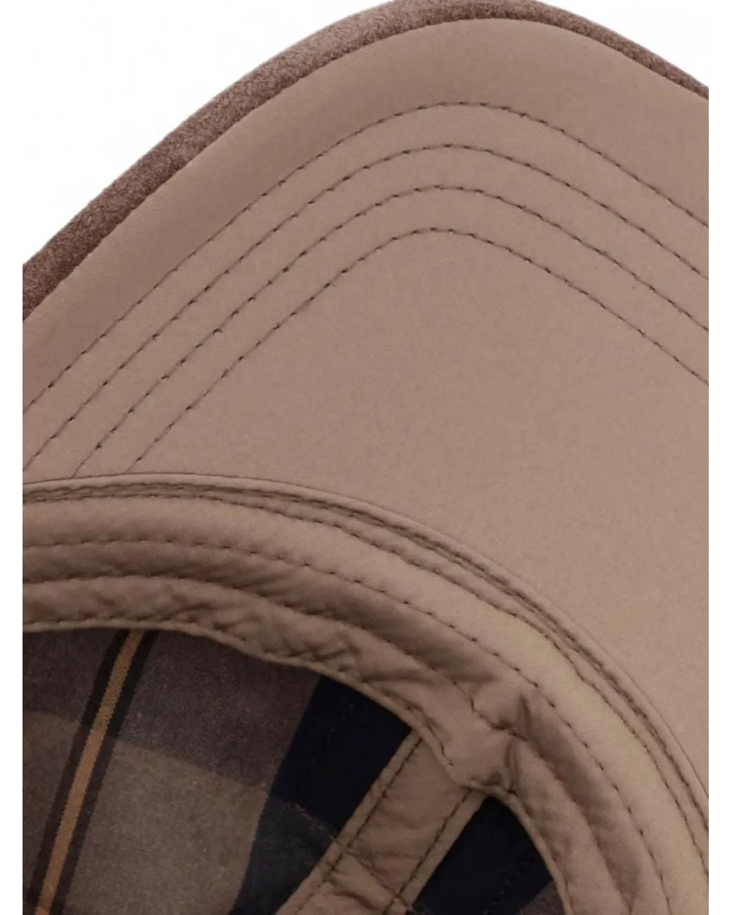 Gant Brown Baseballkappe Mit Schottenkaro