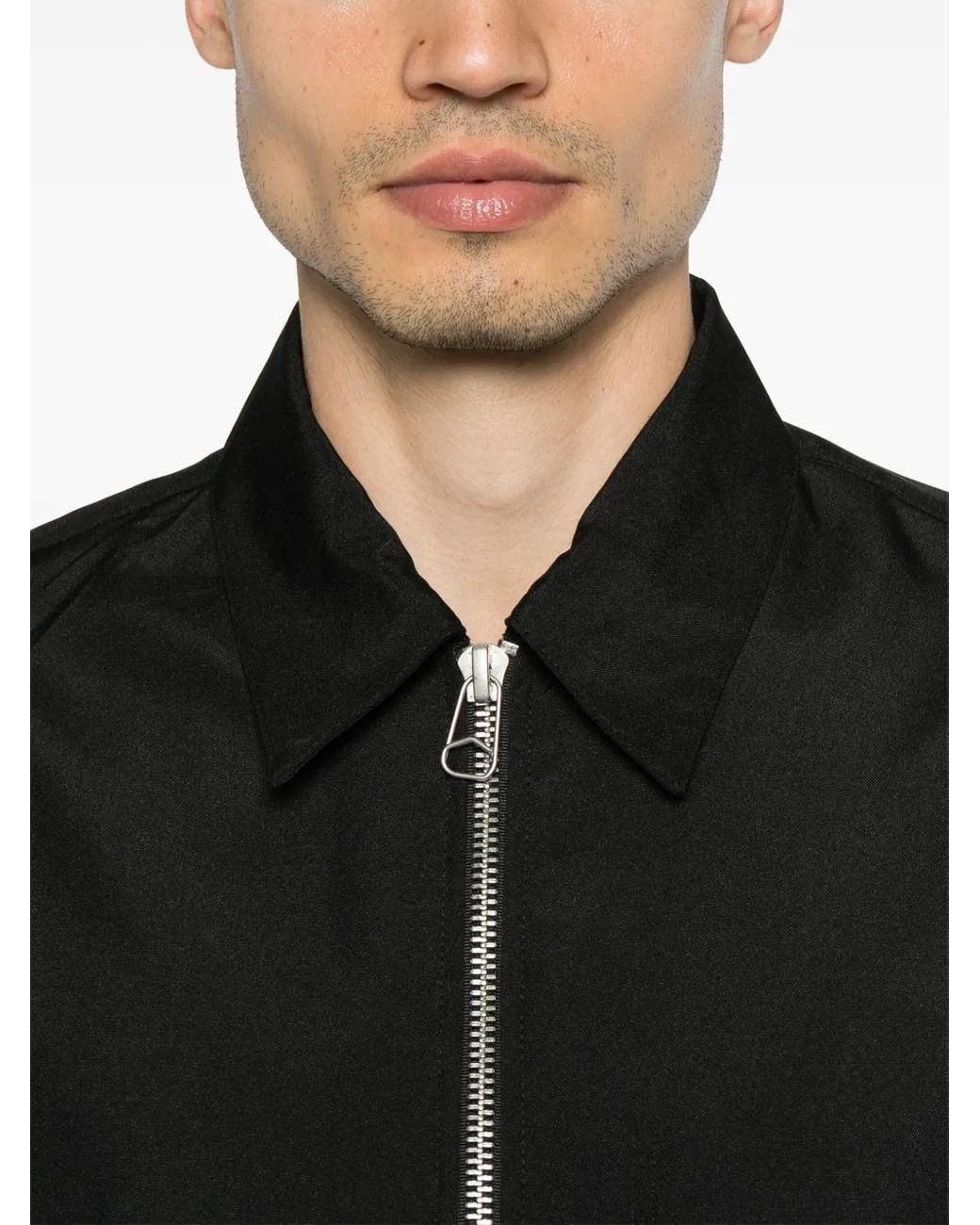 Peacemaker Oamc Twill Jacket in Black for Men | Lyst