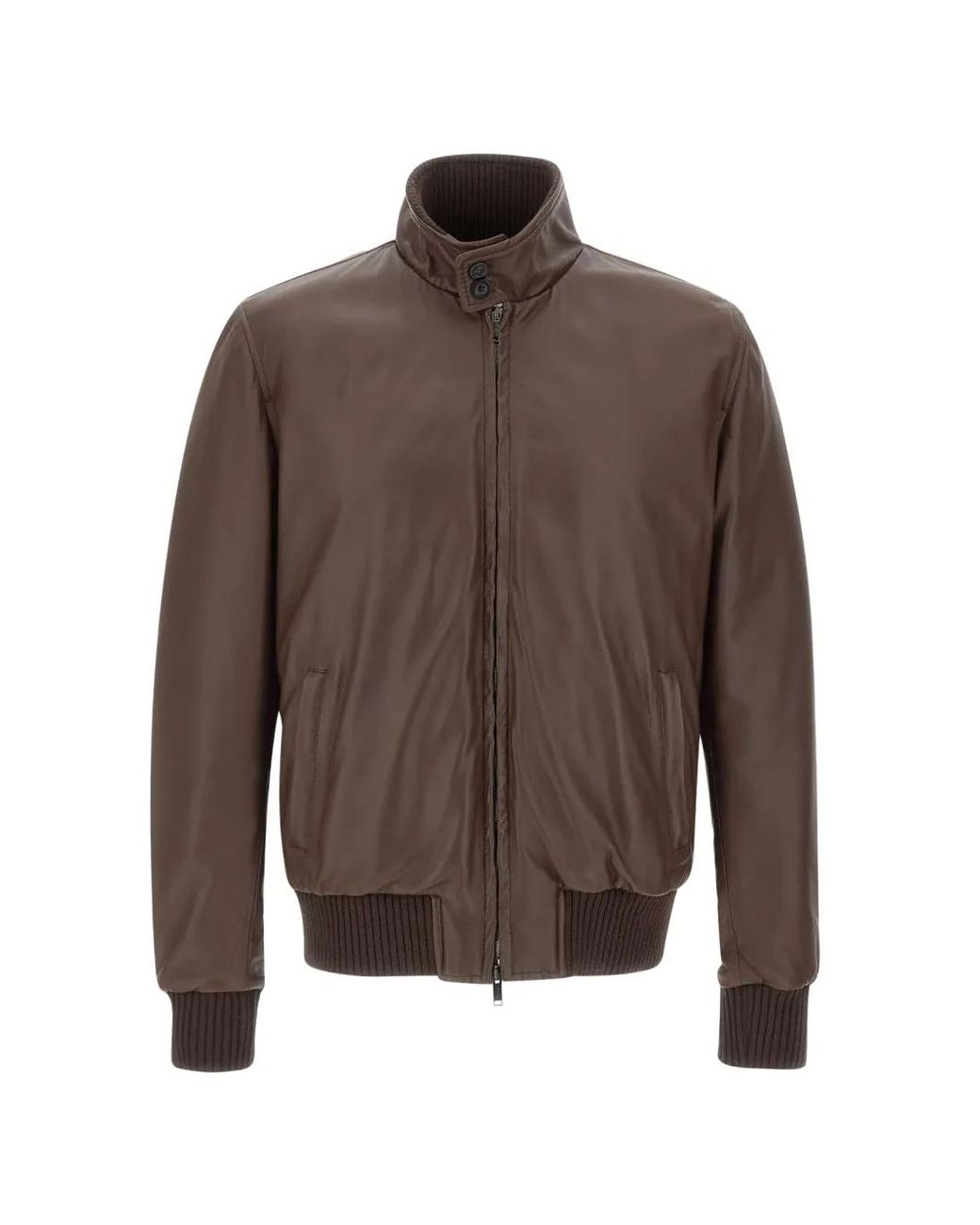 Volfagli Brown Fox18 America Leather Jacket for men