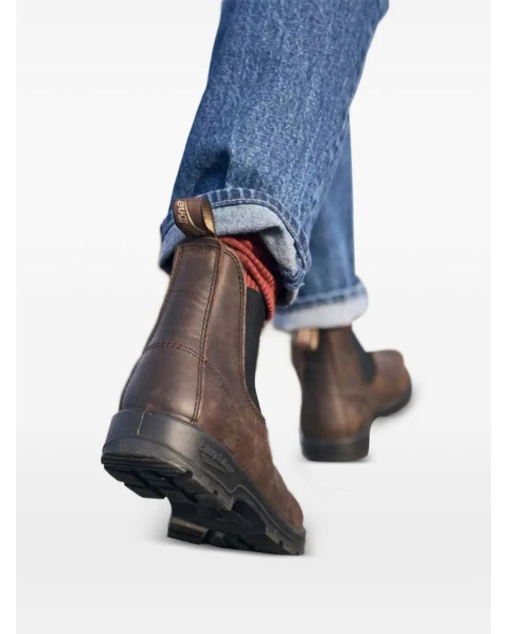 Blundstone Brown 2340 Elasticated Leather Ankle Boots