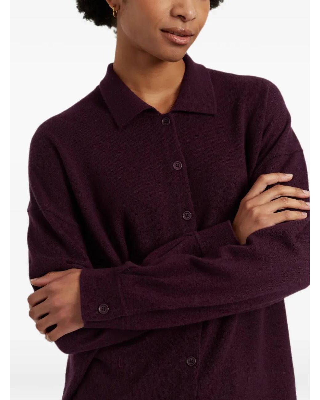 Chinti & Parker Button-Up Collared Cardigan