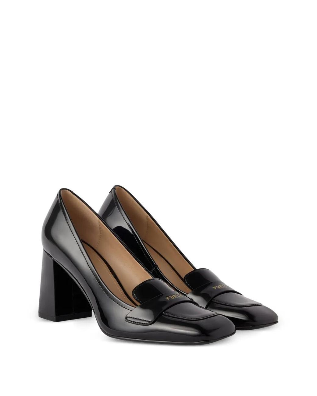 Furla Black Solid Pumps