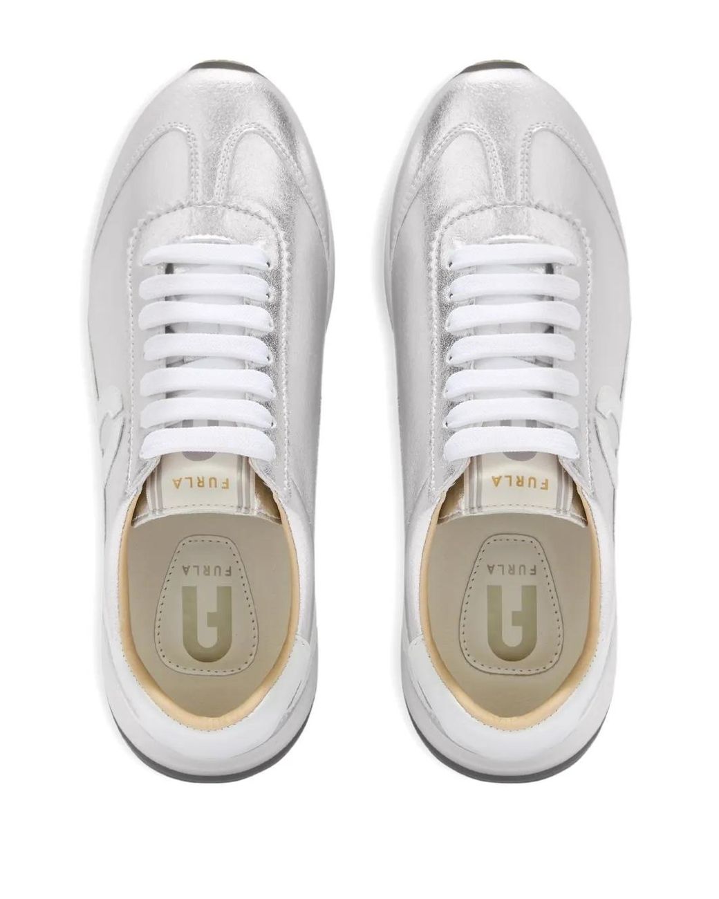 Furla White Retrò Sneakers