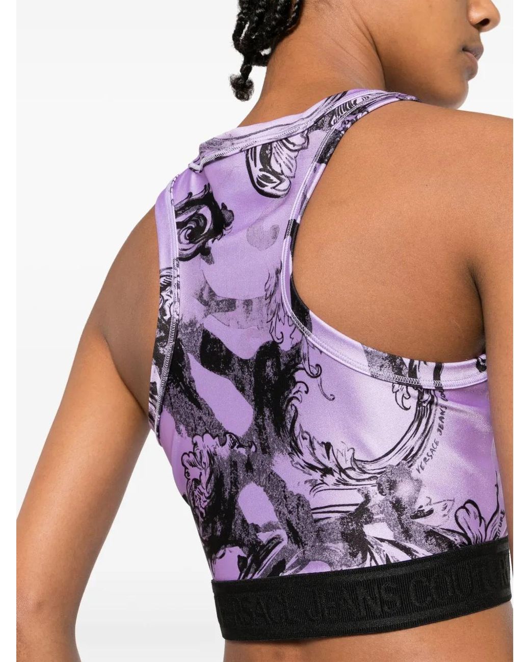 Versace Jeans Couture Purple Top