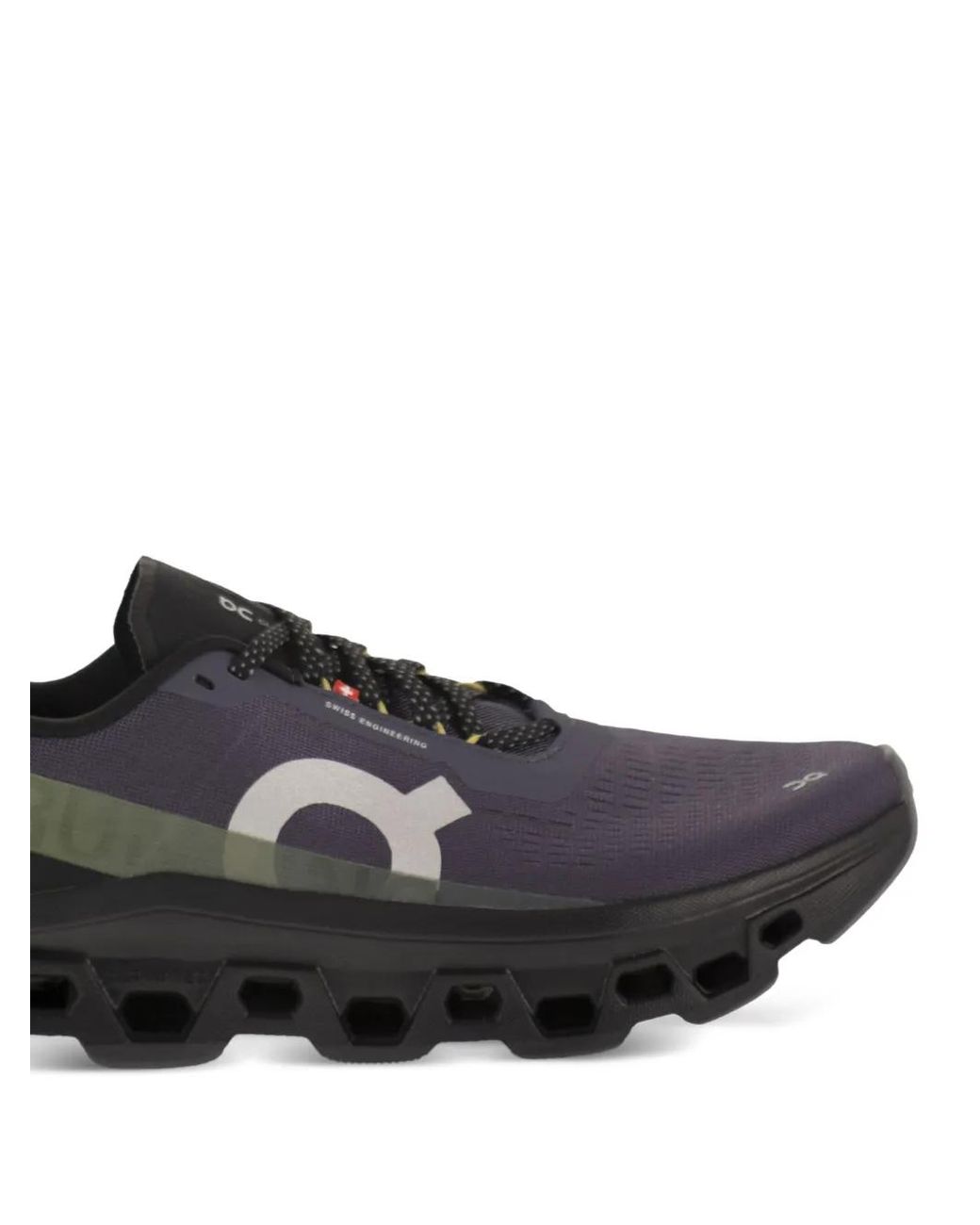 On Shoes Black Cloudmster 1 Logo-Detail Sneakers for men