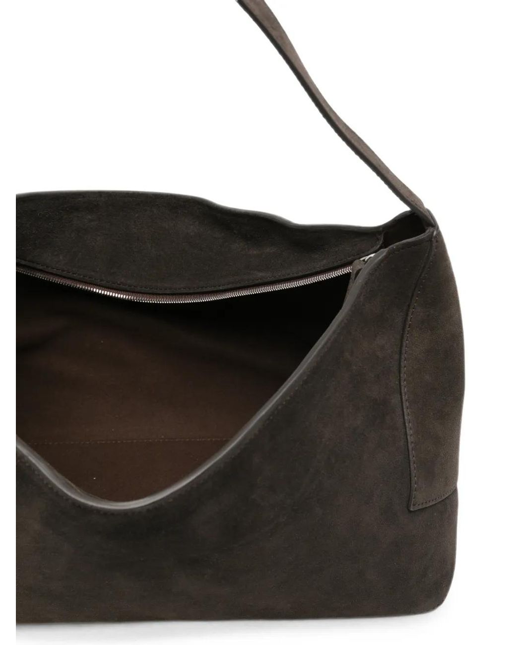 Studio Nicholson Black Hagu Suede Shoulder Bag