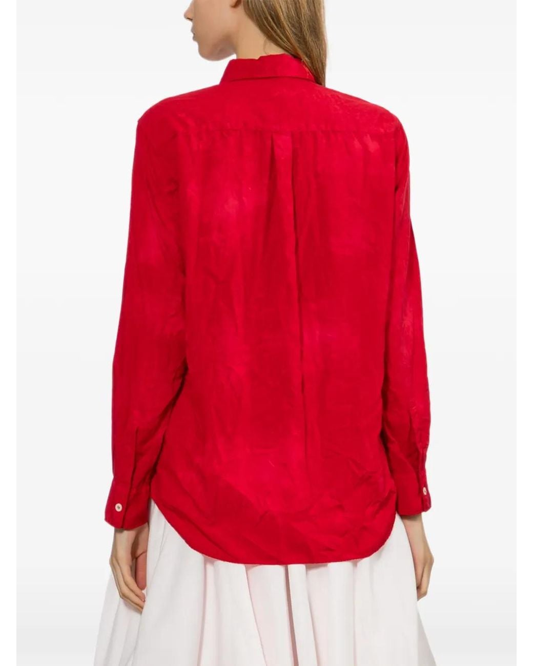 Top Texturé Comme des Garçons en coloris Red