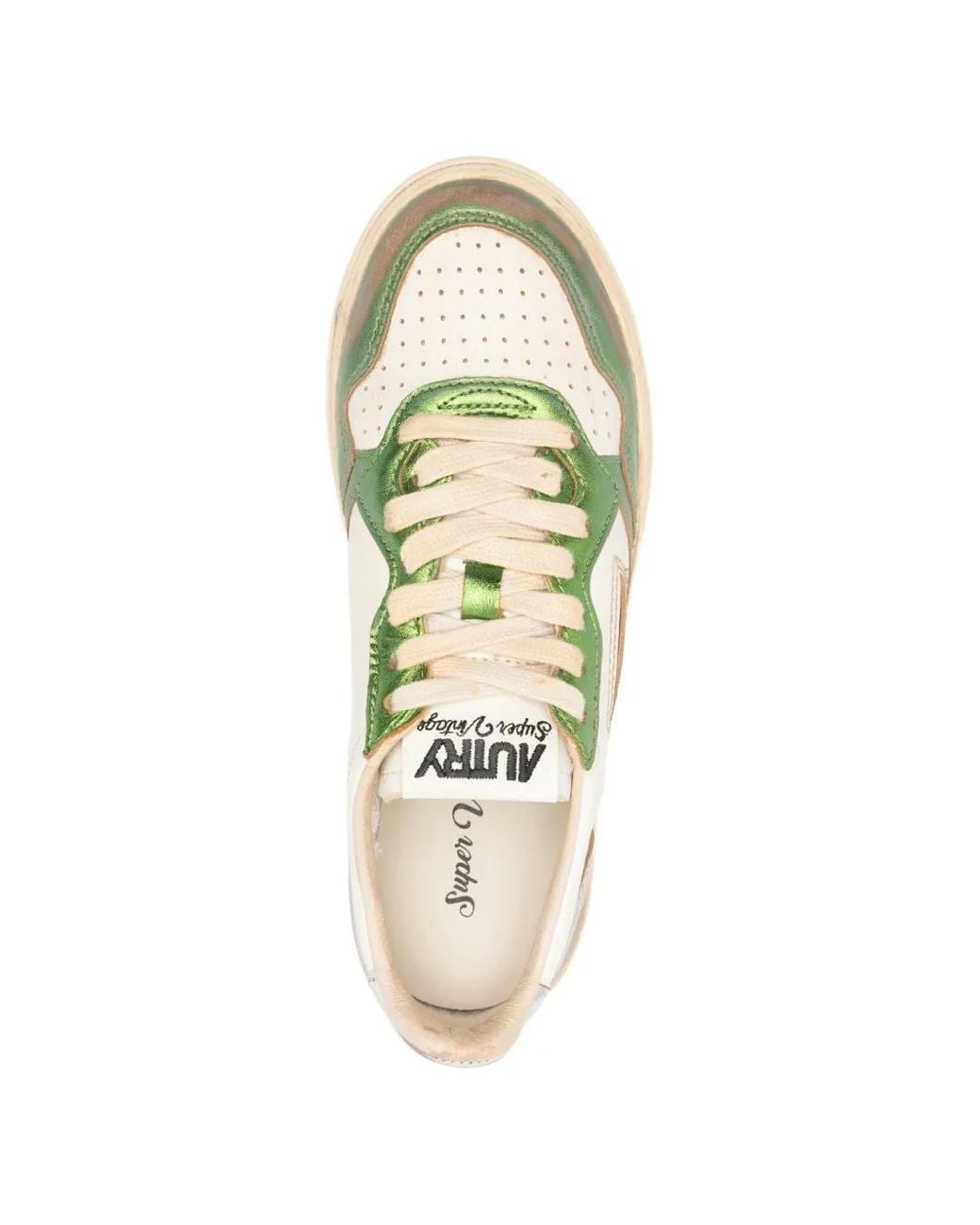 Autry White Medalist Low Super Vintage Sneakers