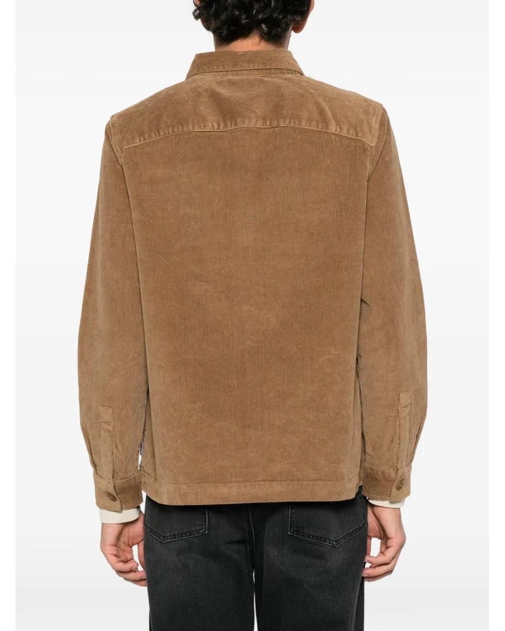 Barbour Natural Corduroy Flap-Pocket Shirt for men