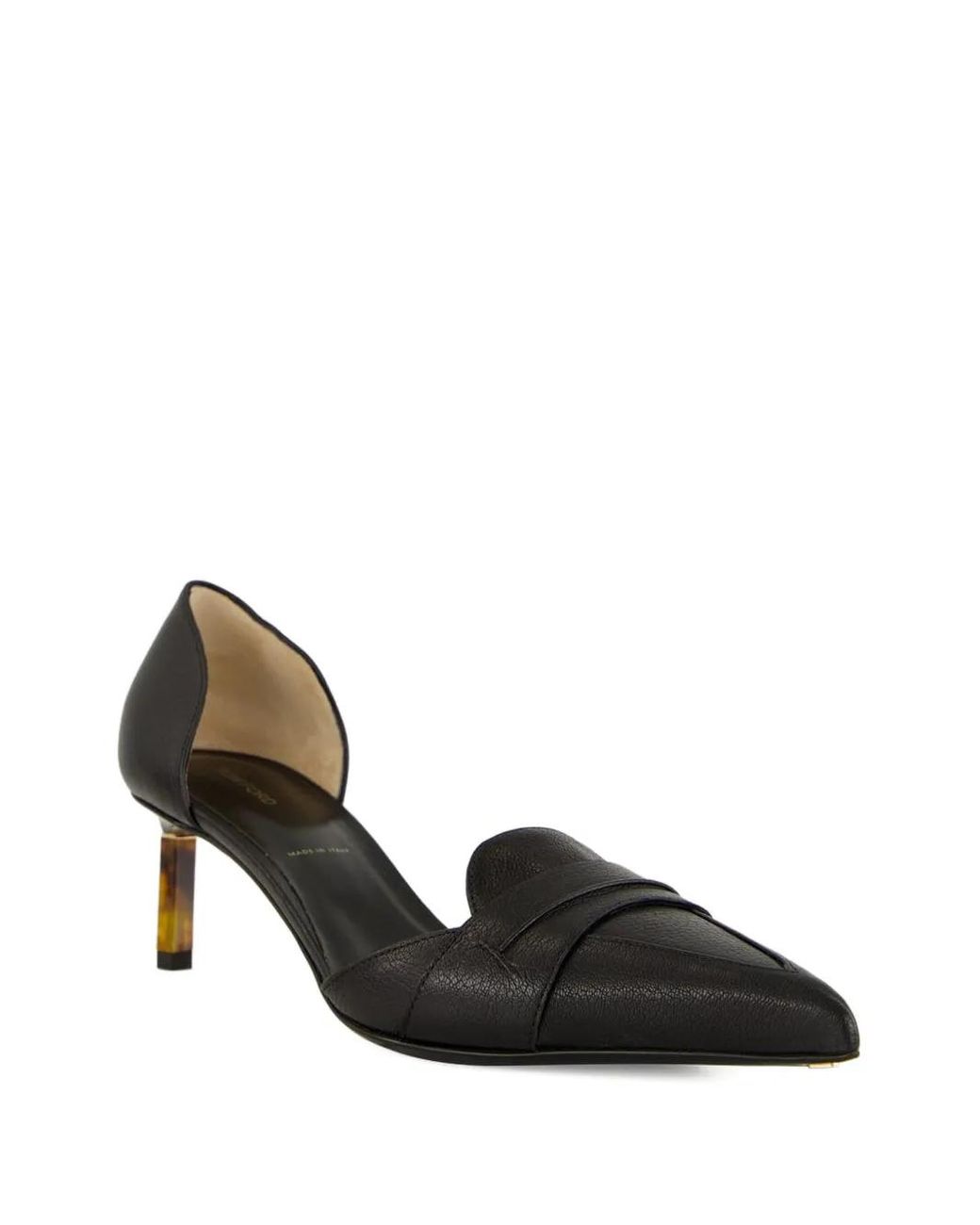 Tom Ford Black 85Mm Leather Pointed-Toe Pumps