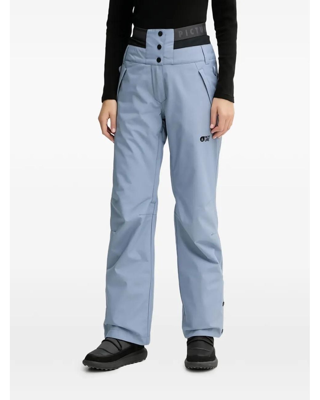 Pantalones De Esquí Con Botones Picture de color Blue