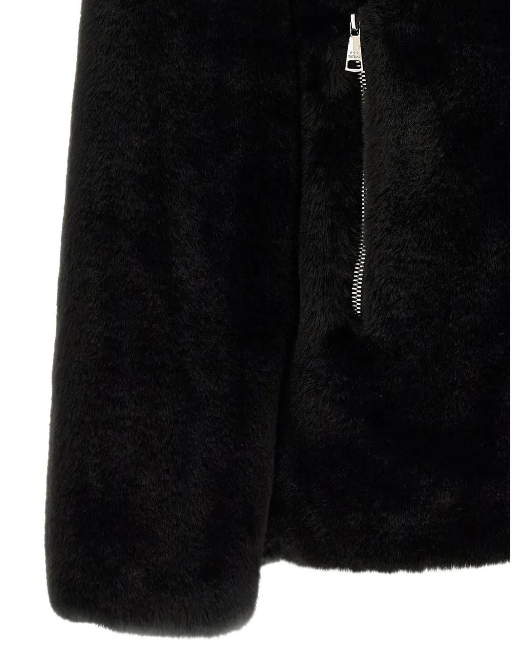Tatras Black Astoni Faux-Fur Jacket for men