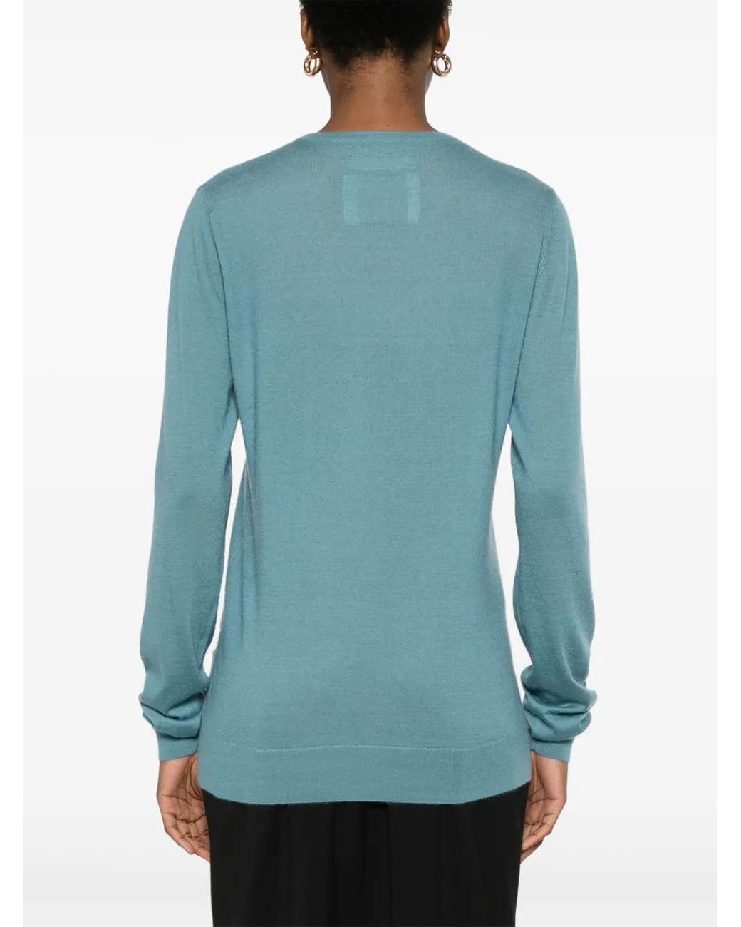 Frenckenberger Blue Cashmere Sweater