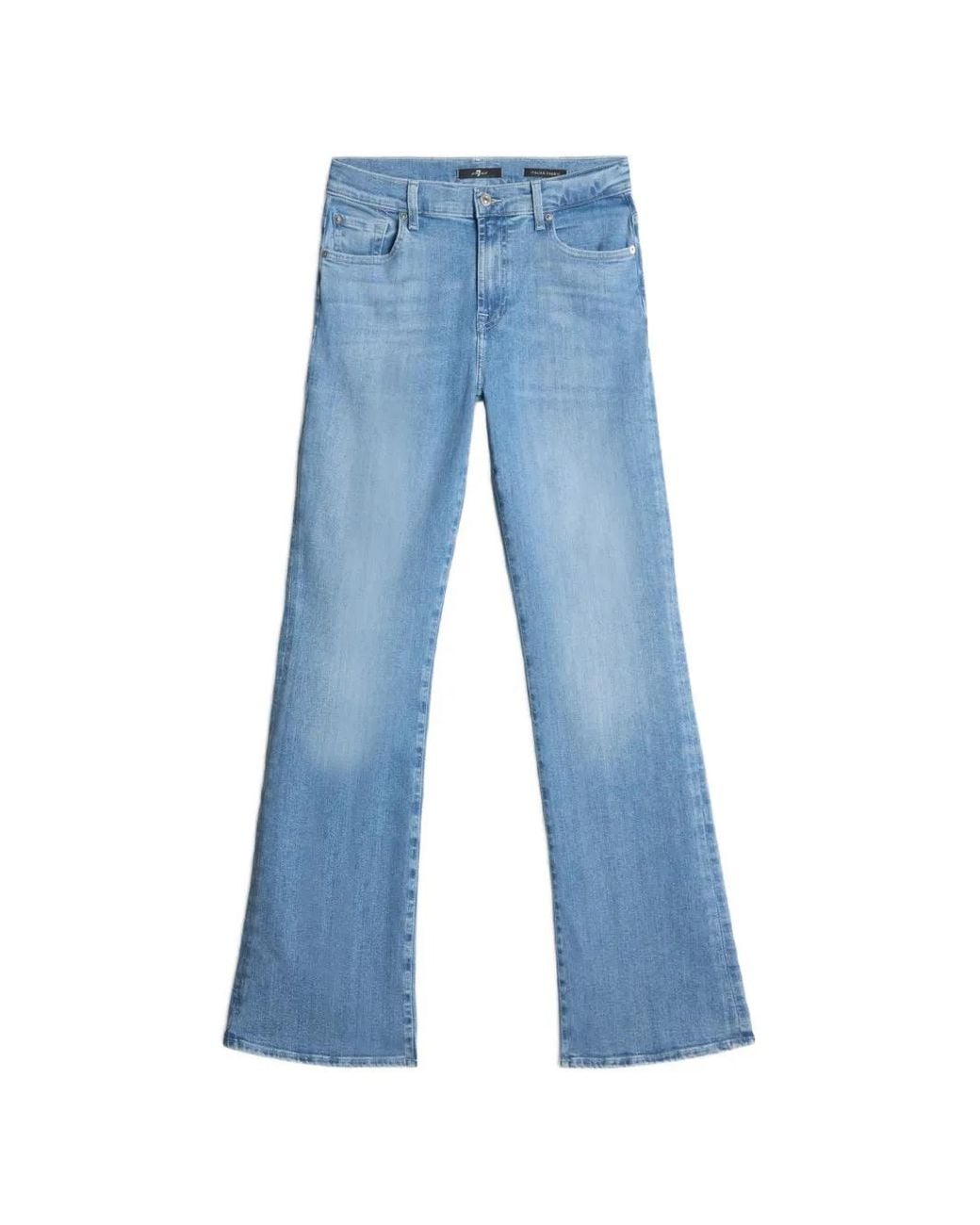 Seven7 Slim Illusion Bootcut Jeans in het Blue