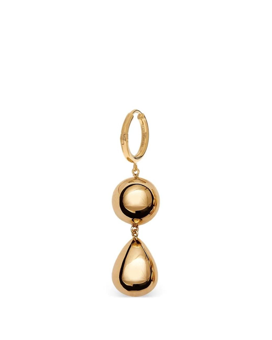 LIE STUDIO Metallic The Cathrine Drop Earrings