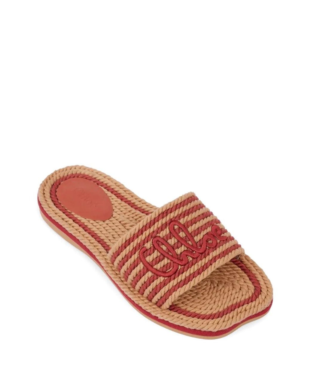 Chloé Pink Sand Flat Sandals