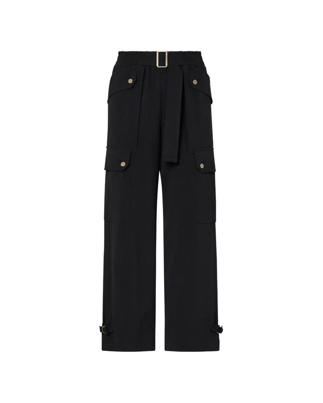 Liu Jo Black Cargo Trousers