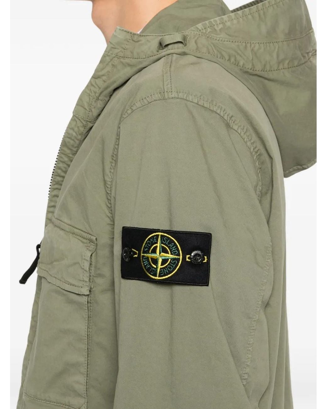 Stone Island Green 4100077 Stretch Organic Cotton Twill for men