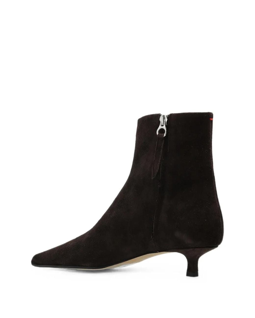Botines Sofie De Ante De Becerro Aeyde de color Black