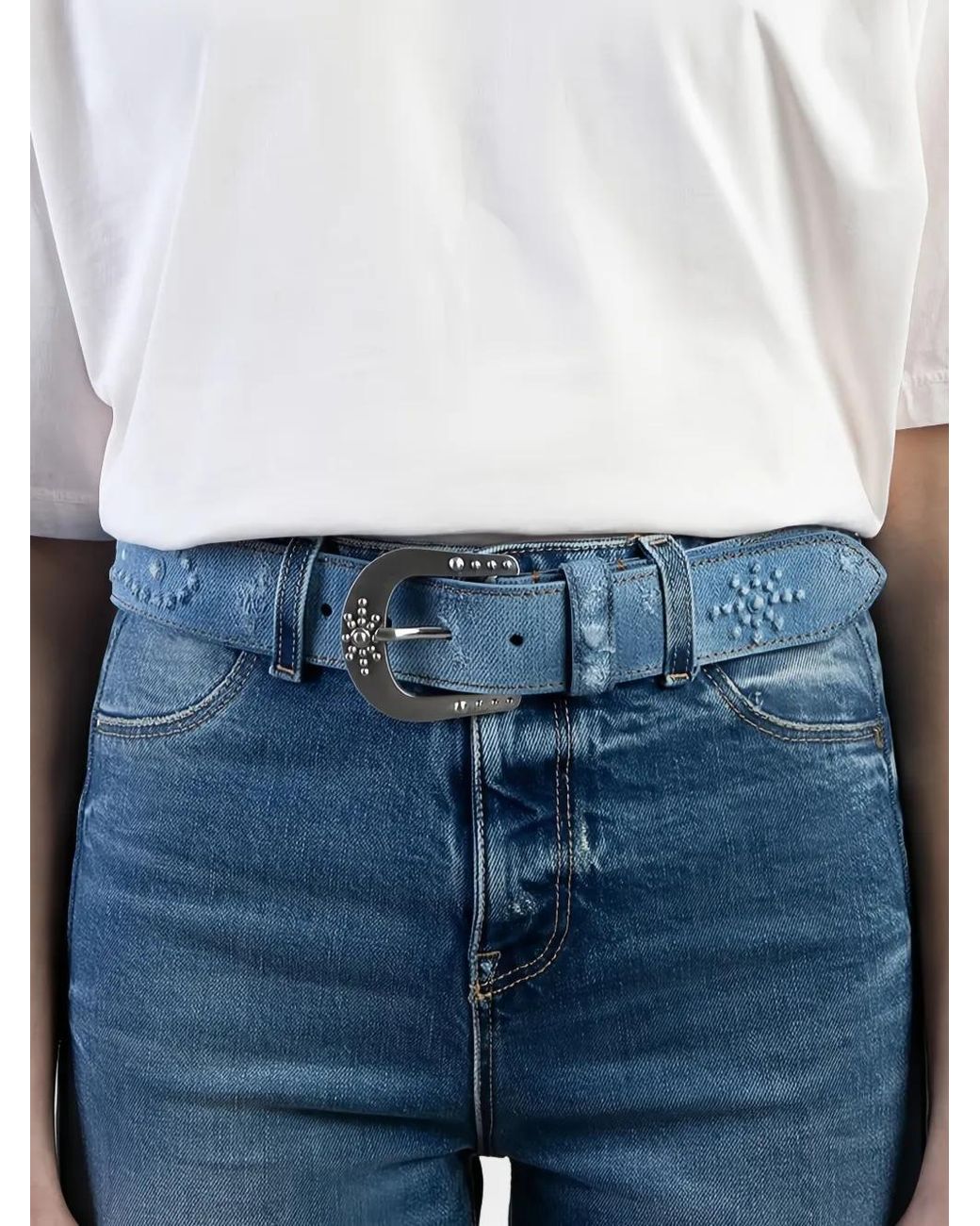 HTC Blue Mirage Denim Belt for men