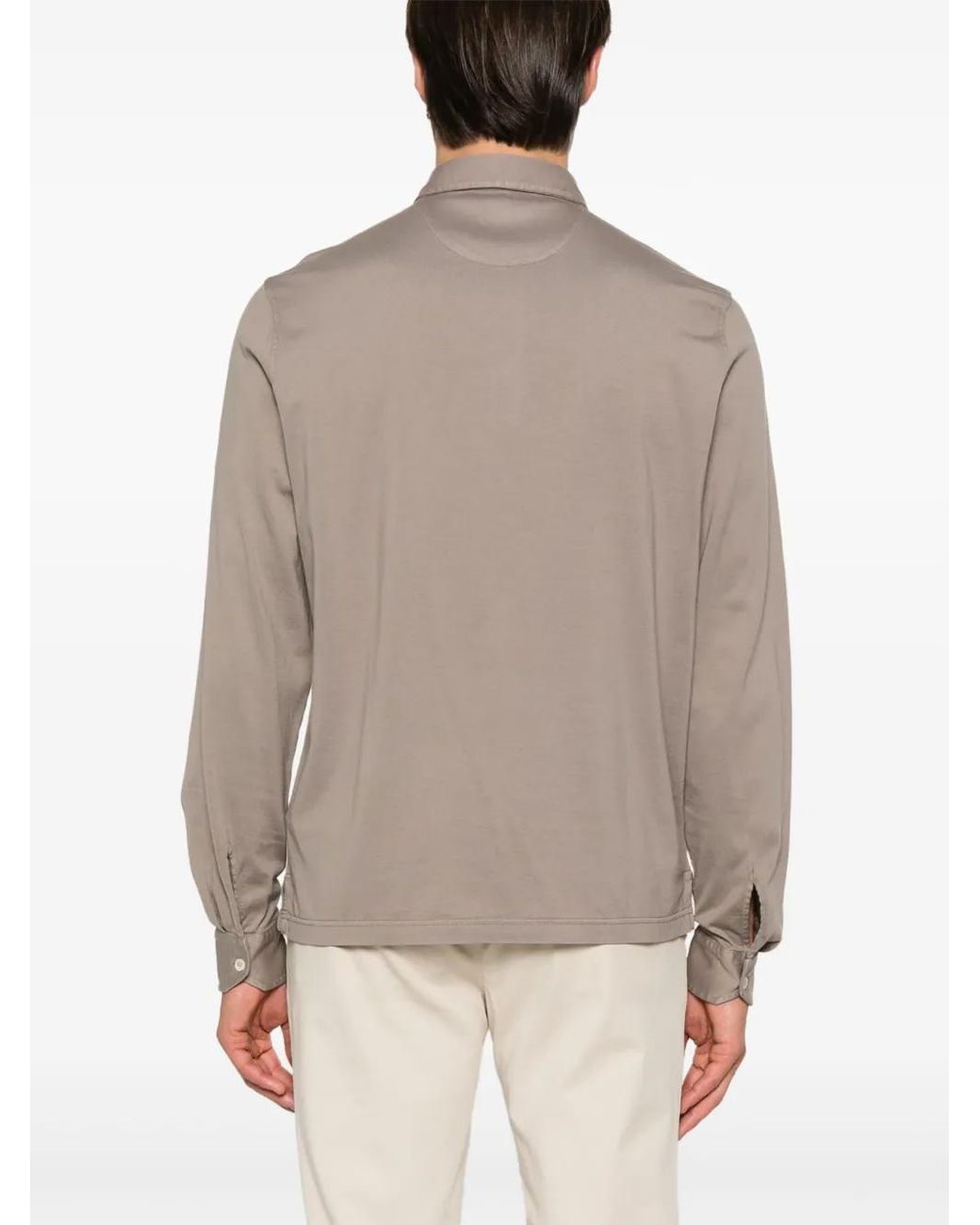 Polo Zero Fedeli de hombre de color Gray