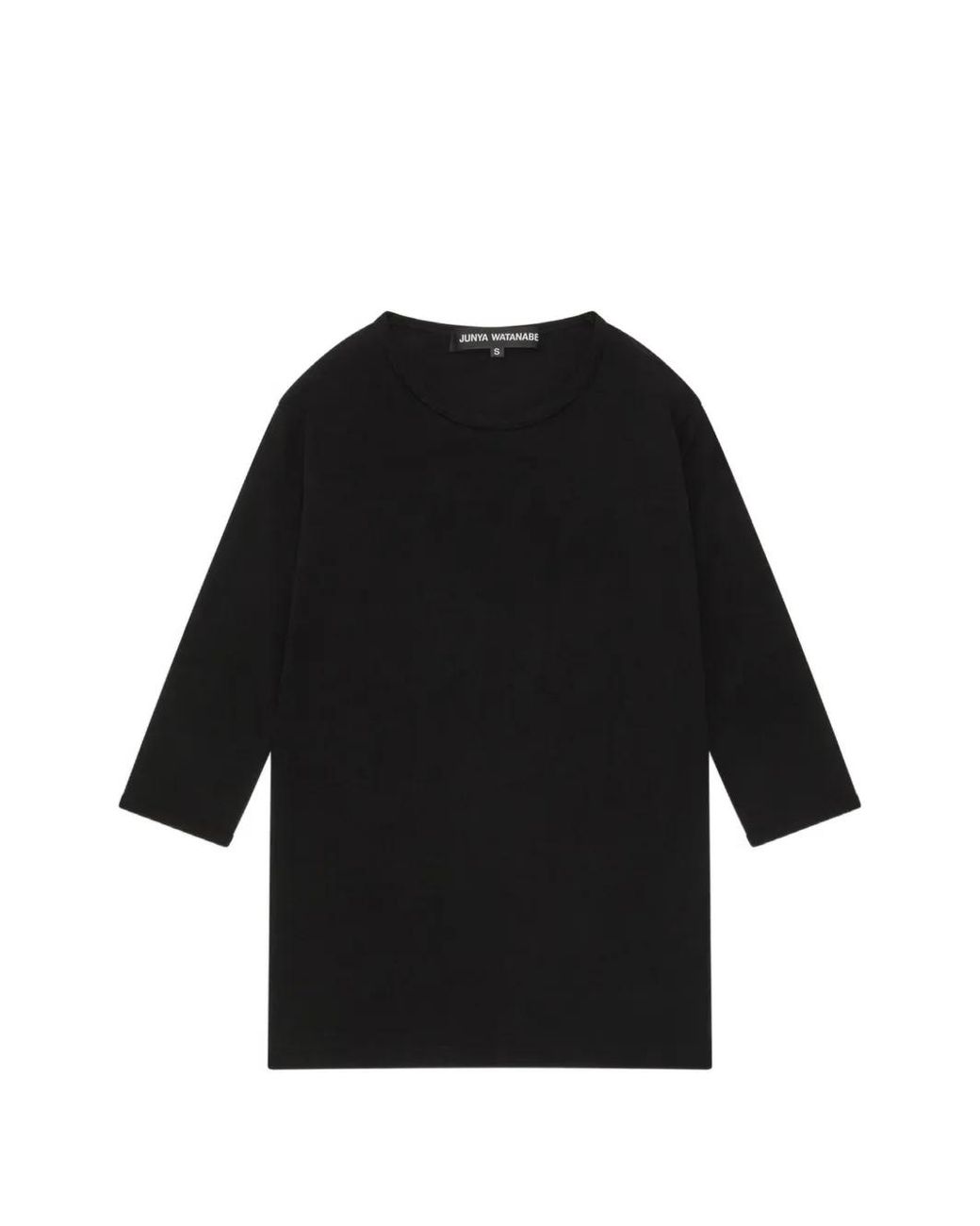 Junya Watanabe Black Long-Sleeves T-Shirt