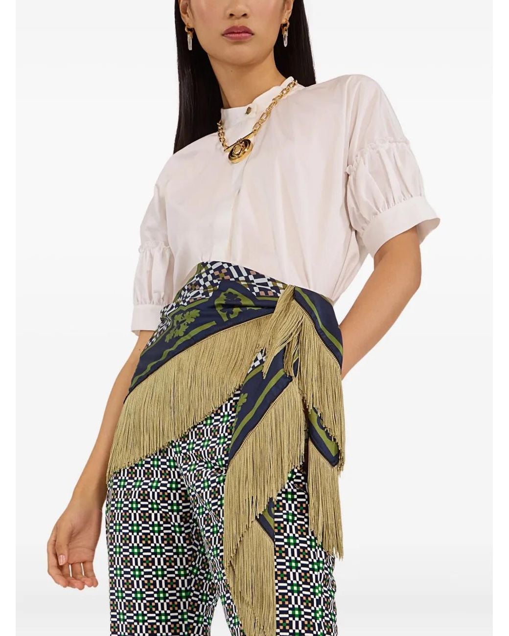 LaDoubleJ Gray Schal Mit Print
