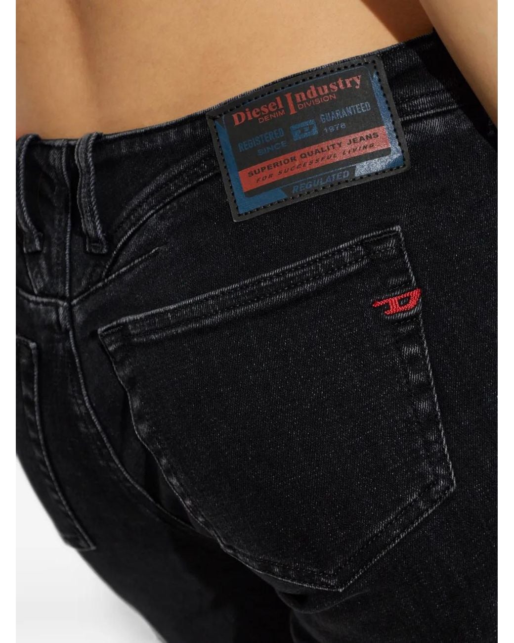 Vaqueros Bootcut 1969 D-Ebbey-T DIESEL de color Black