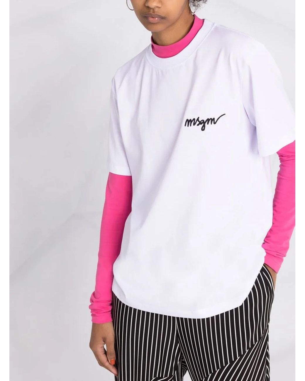 MSGM White T-Shirt