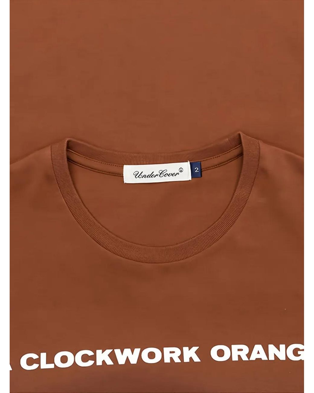 Camiseta Clockwork Undercover de hombre de color Brown