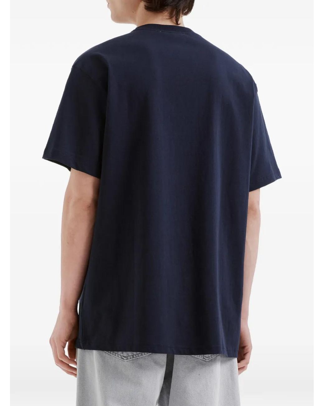 Chocoolate Blue Logo-Patch T-Shirt for men