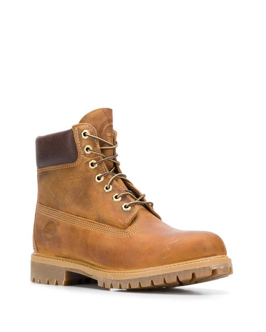 Timberland Brown Ankle Lace-Up Boots for men