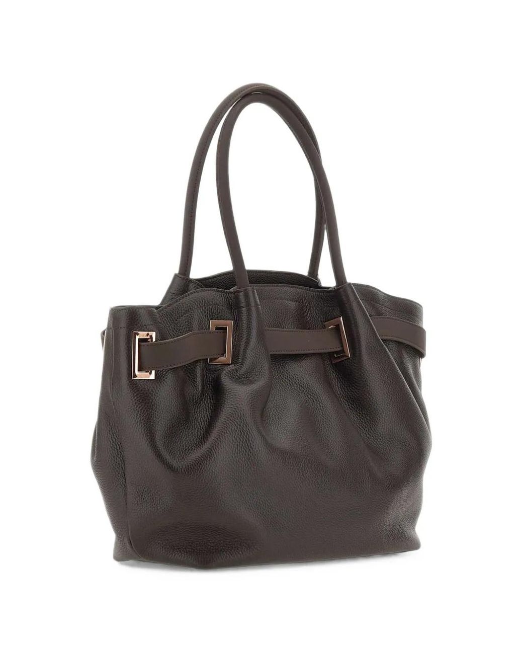 Alexander Smith Black Brooke Embossed-Logo Tote Bag