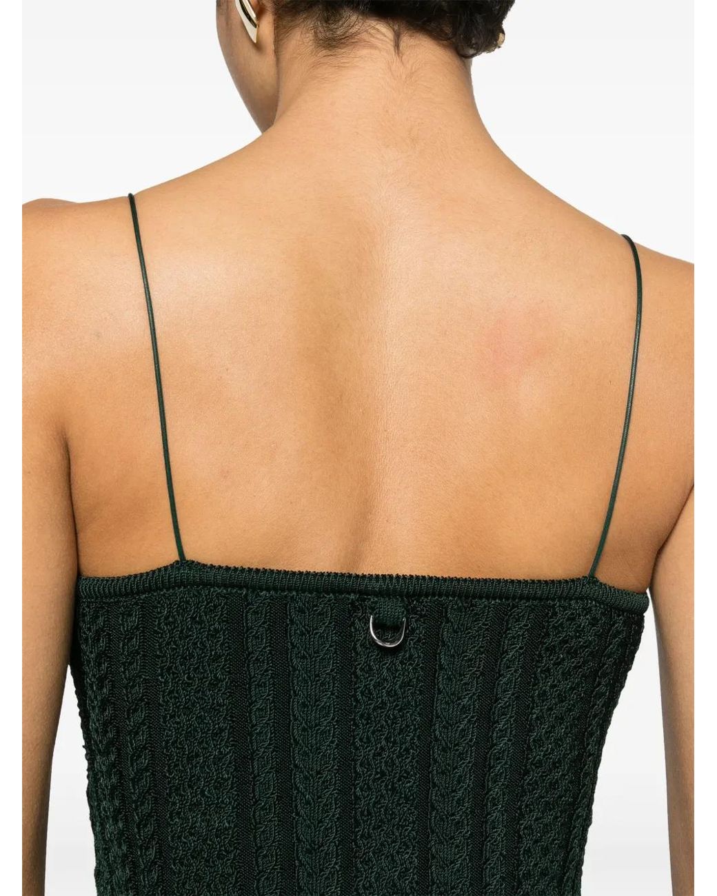 Jacquemus Black Le Haut Bela Ribbed-Knit Top