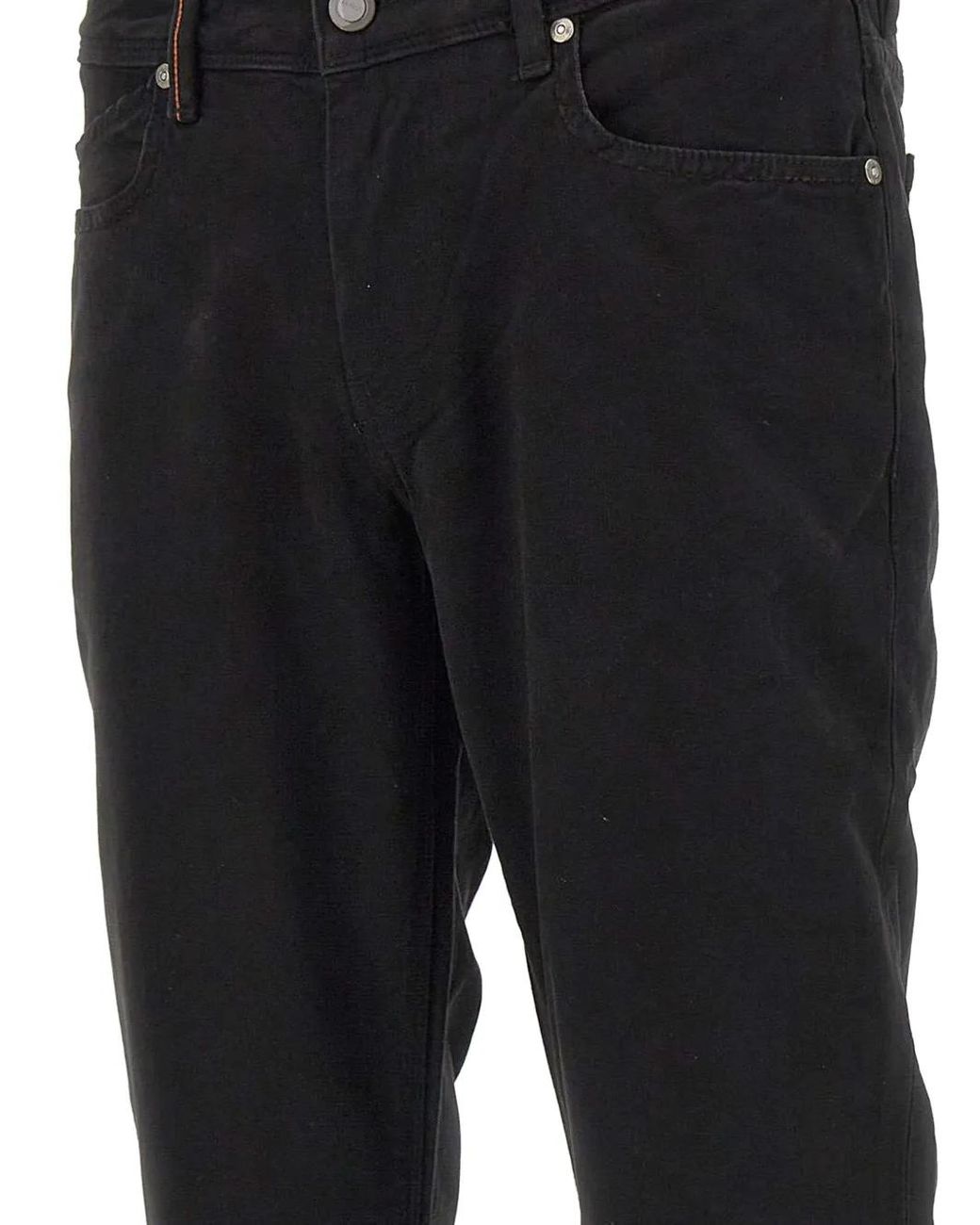 Re-hash Black Rubens Z Five-Pockets Trousers for men