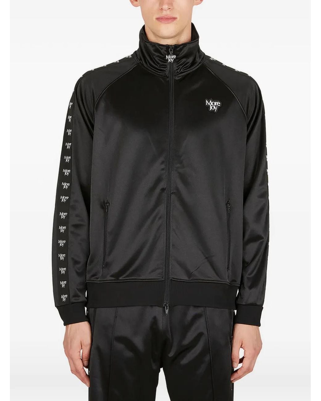 More Joy Black Zip-Fastening Sweatshirt