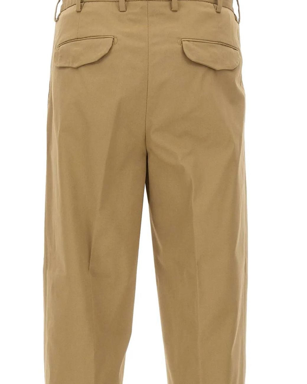 Myths Natural Pleats Flap Trousers for men