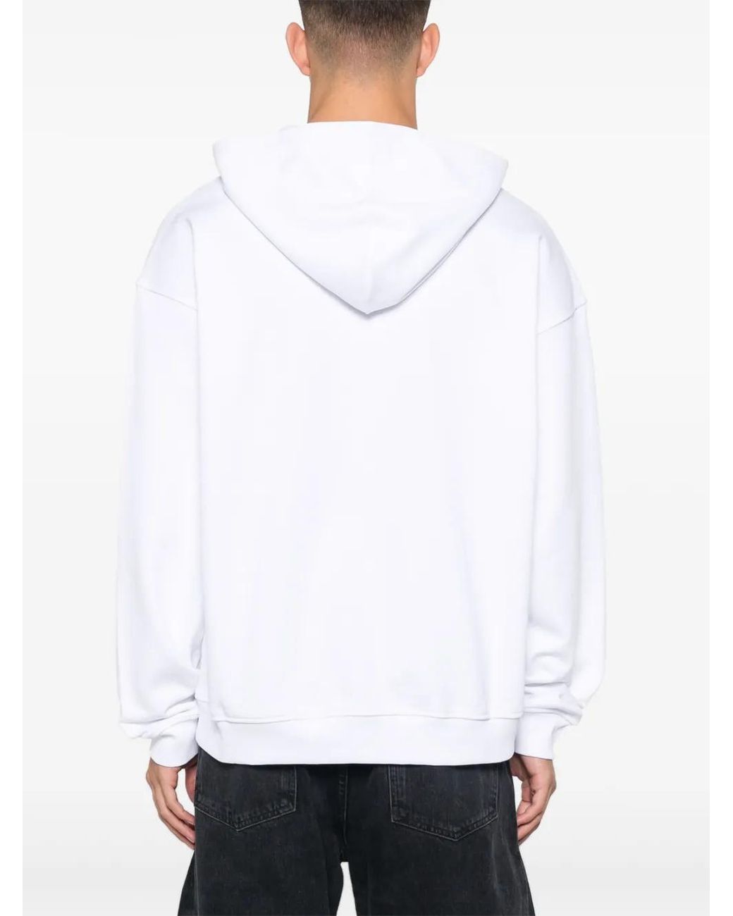 DIESEL White S-Boxt Hoodie for men
