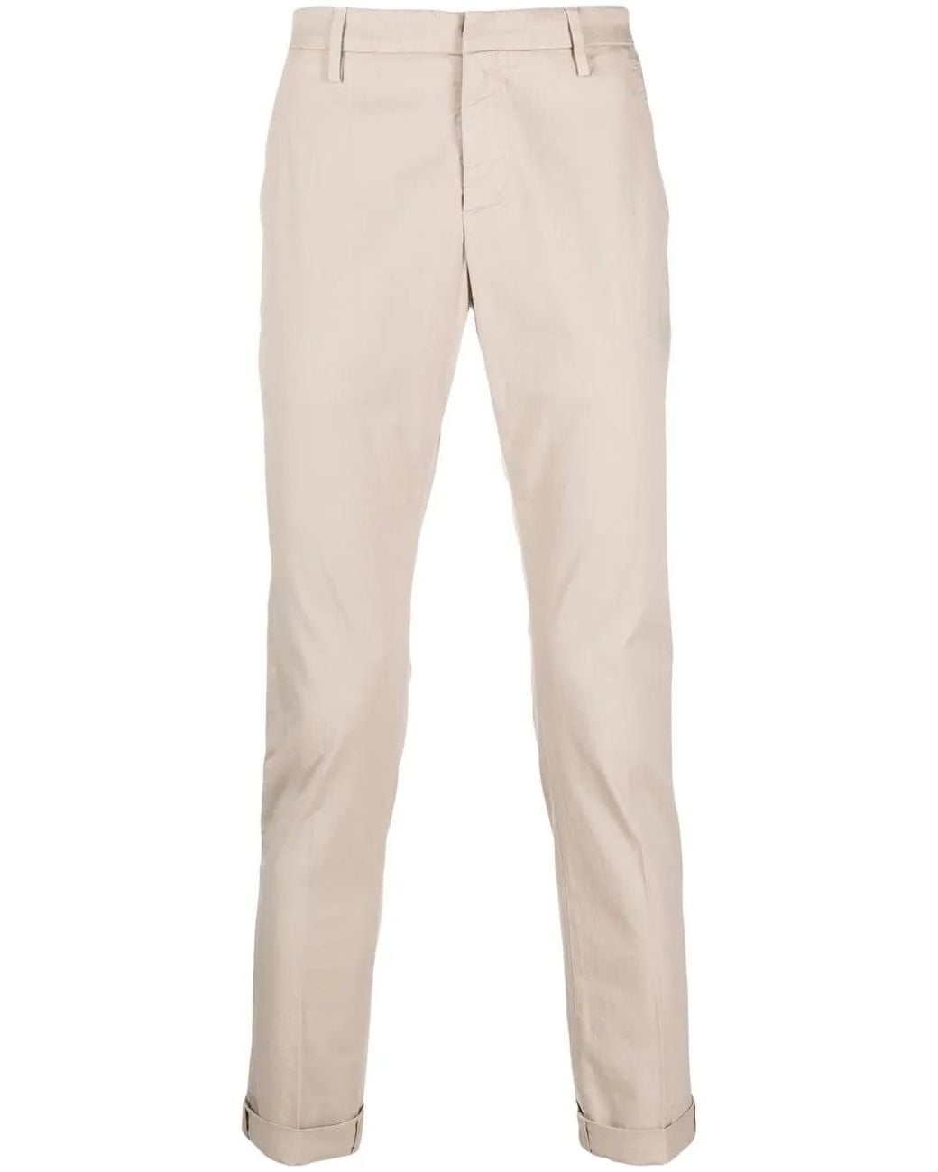 Dondup Cropped Chino in het Natural voor heren