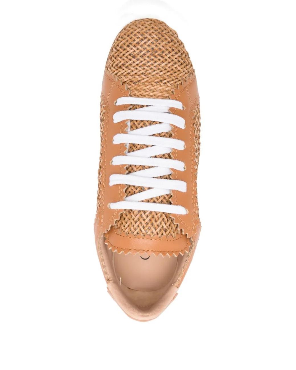 Casadei Brown Nexus Hanoi Woven Platform Sneakers