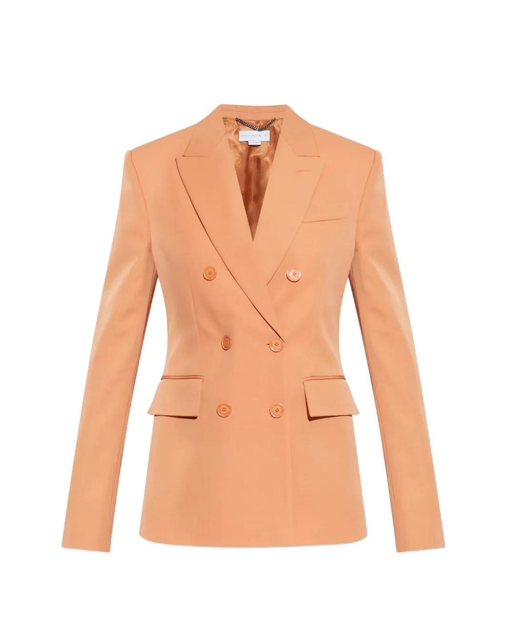 Stella McCartney White Double-Breasted Blazer