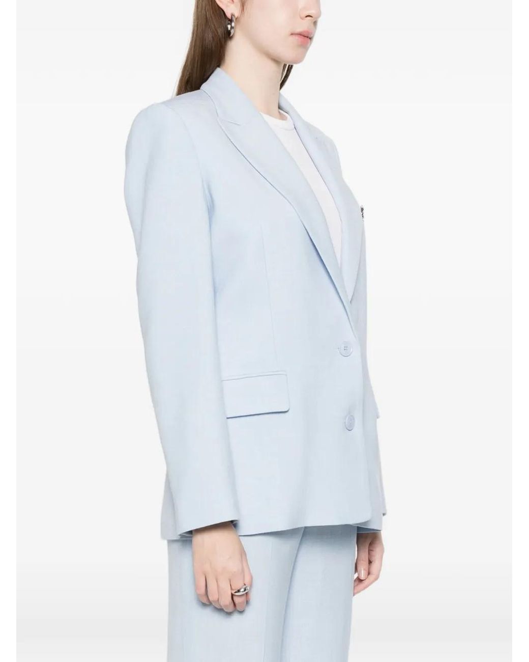 Maje Blue Klassischer Smoking-Blazer
