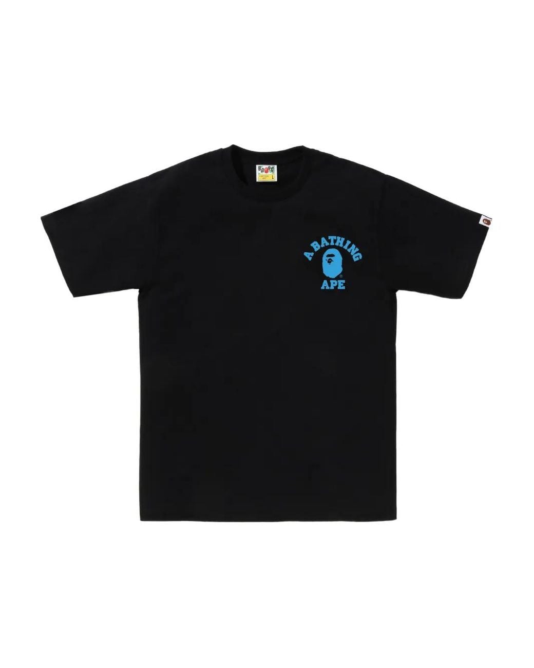 A Bathing Ape Black Abc Camo Graphic-Print T-Shirt for men