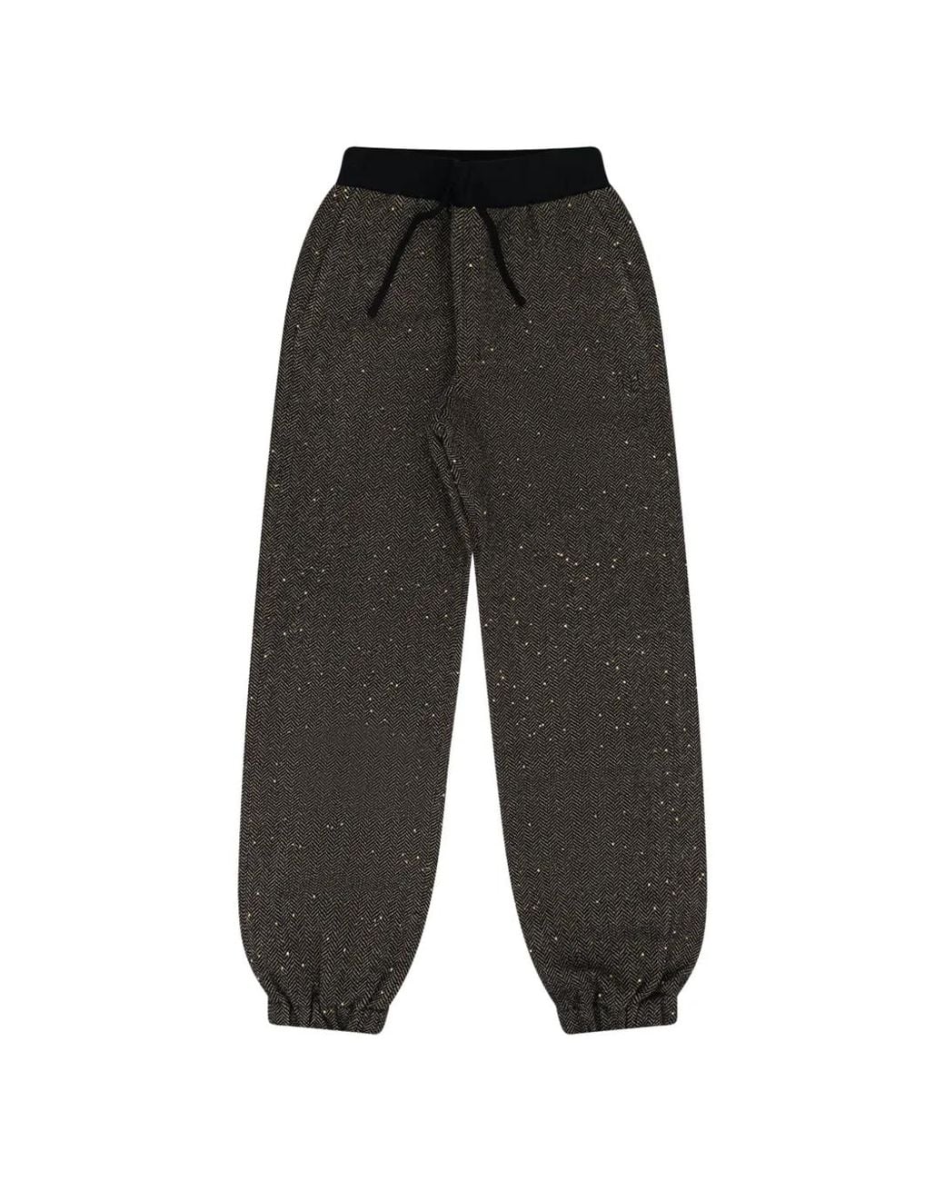 Winnie NY Black Sequin-Embellished Track Pants for men