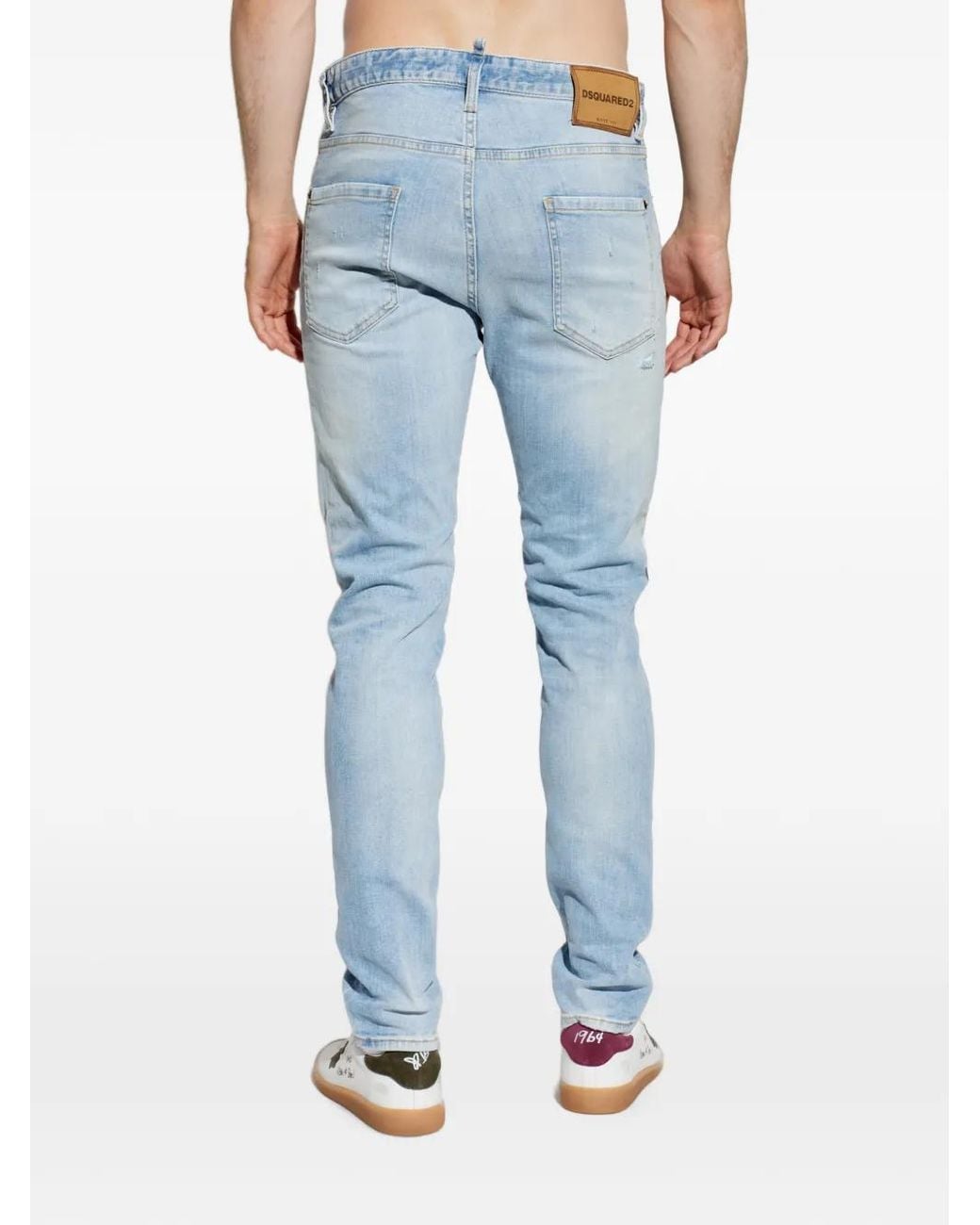 DSquared² Blue Teddy Jeans for men