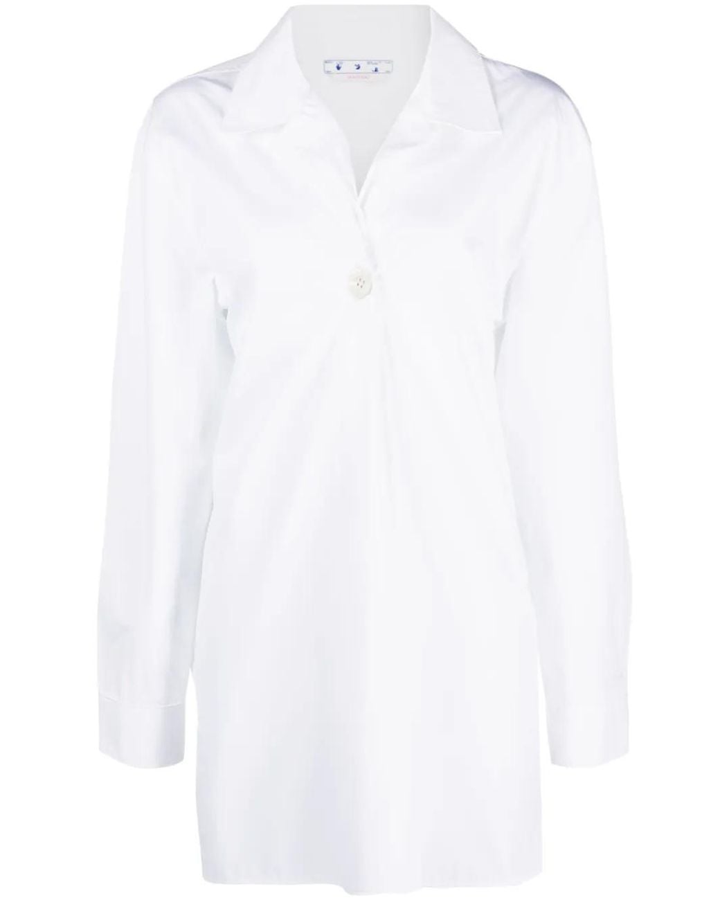 Off-White c/o Virgil Abloh White Long-sleeve Button-fastening Shirt