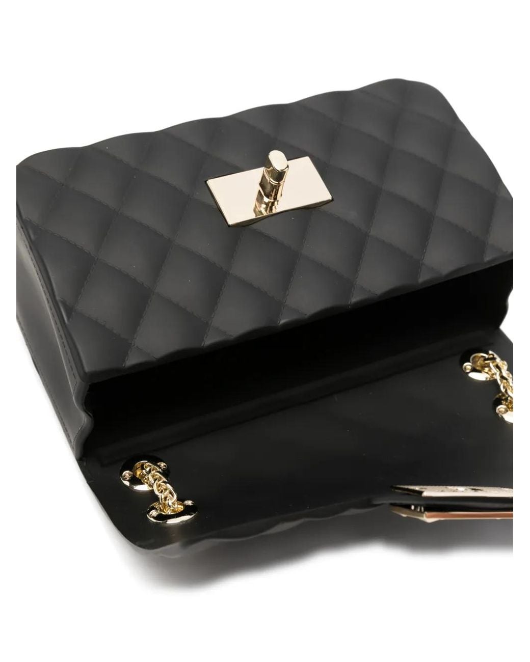 Marc Ellis White Flat Falcon Quilted Shoulder Bag