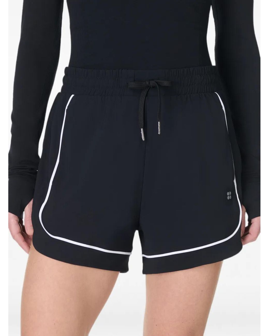 Sweaty Betty Blue Explorer Drawstring Shorts