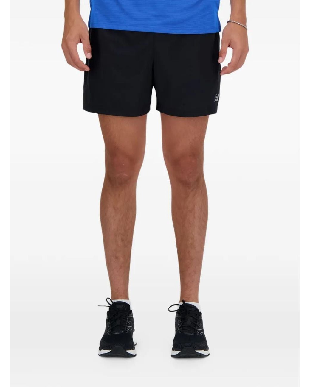New Balance Black Sport Essential 5" Track Shorts for men
