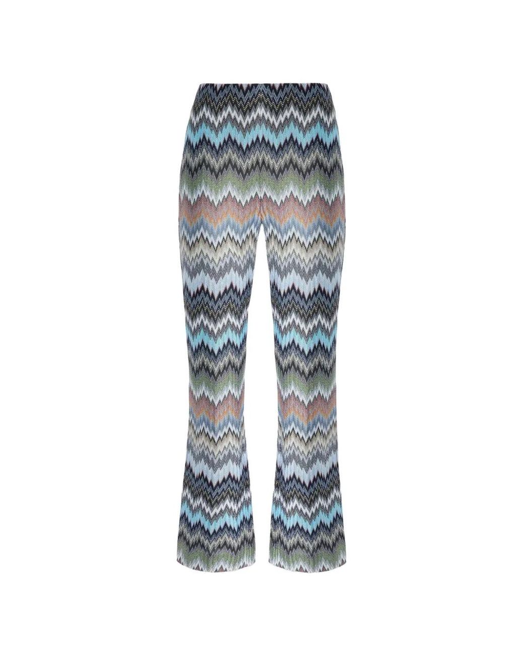 Missoni Blue Zig Zag Trousers